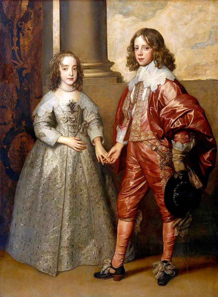 Портрет Вильгельма Оранского с его невестой Марией Стюарт