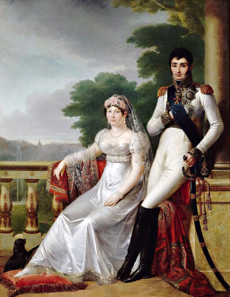 Жозеф Бонапарт, король Вестфалии, и Катерина Фредерика Вюртемберг