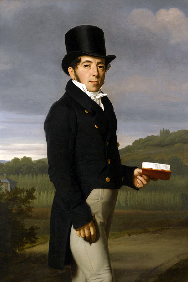 Портрет джентльмена с книгой