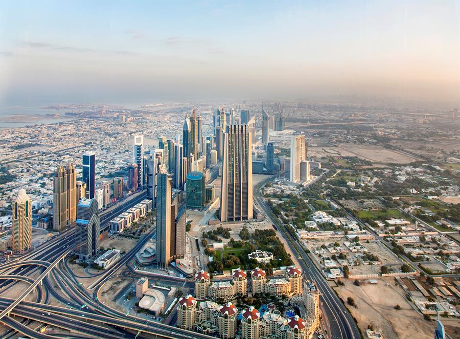 Дубай, панорама
