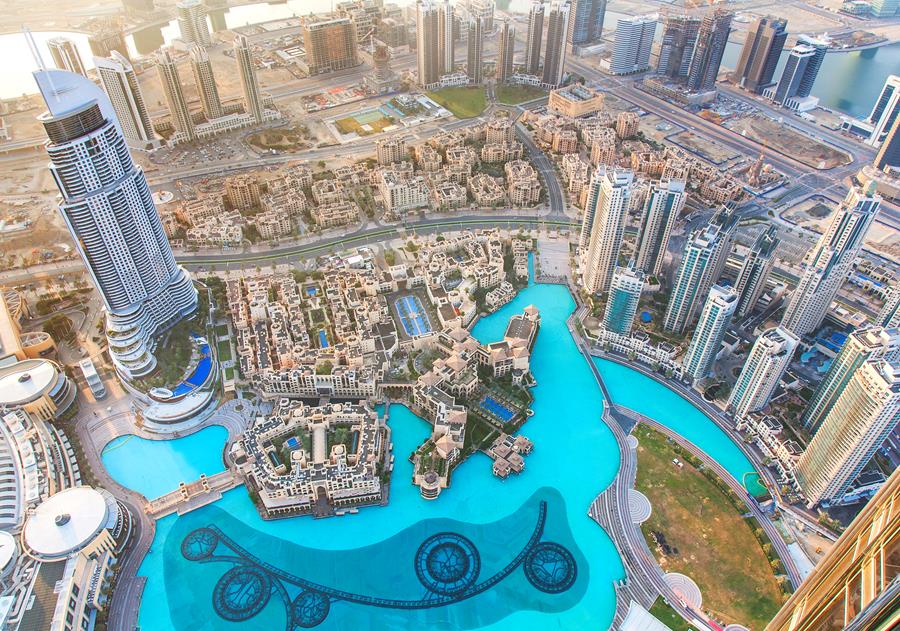 Дубай, панорама