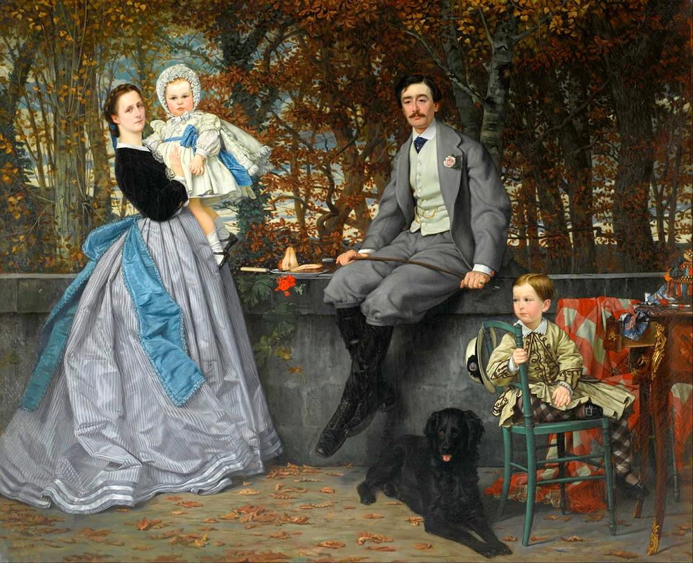 Портрет маркиза и маркизы де Мирамона и их детей