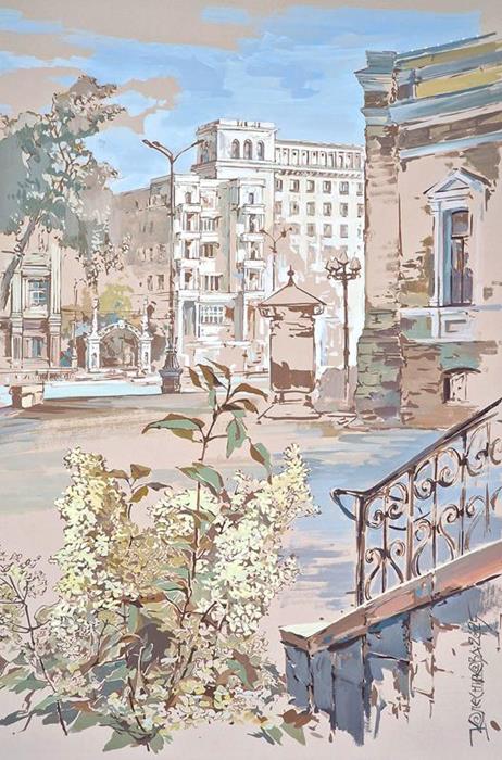 Молодежный театр со стороны улицы Воровского. Челябинск