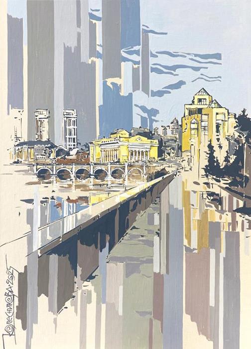 Из серии "Дождь в городе". Краеведческий музей. Челябинск